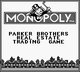 Monopoly (USA) Title Screen